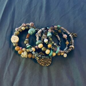 Multicolor Beaded Bracelet Set